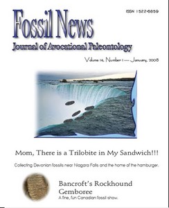 Collecting Devonian fossils near Niagara Falls