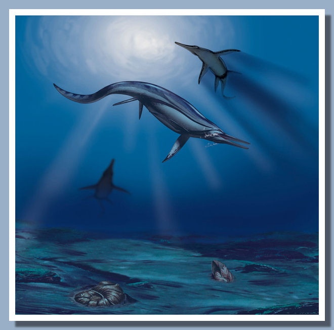 gli ittiosauri (tavola di D.Bonadonna)