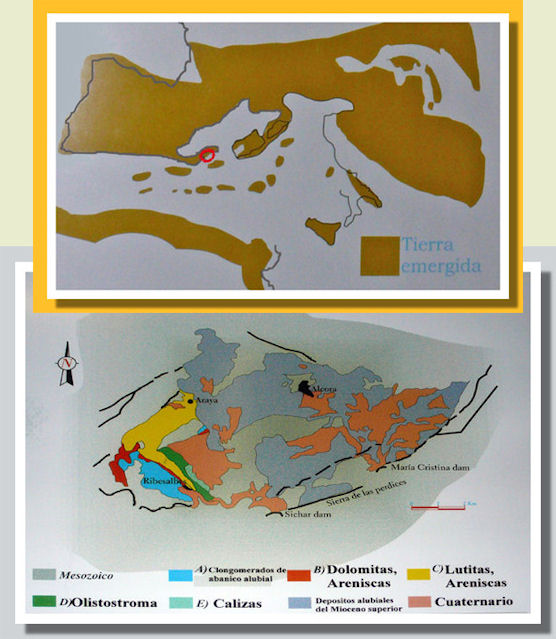 Mappa Geologica Bacino Ribesalbes Alcora