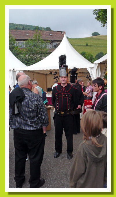 Minatore in costume d'epoca