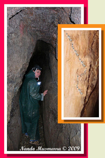 La nostra guida entra nell'antro oscuro