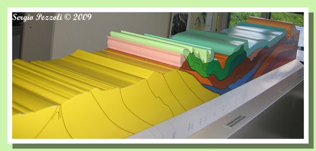 Sezione stratigrafica tridimensionale