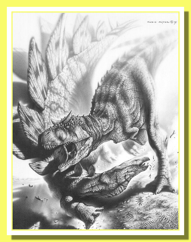Carnotaurus vs. Stegosaurus