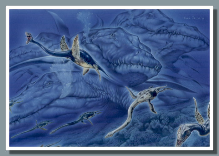 Kronosaurus & Elasmosaurus