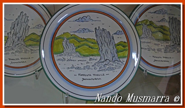Decorative plates for sale at Visitor’s center